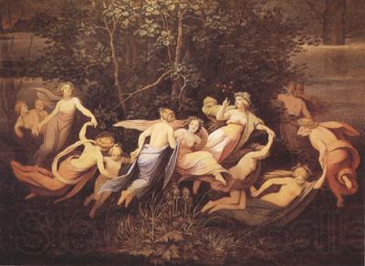 Moritz von Schwind Fairy Dance in the Alder Grove (mk22)